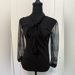 #254 Papermoon black blouse